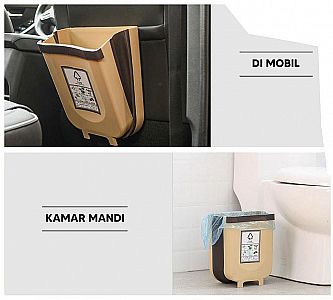 Tempat Sampah Portable Tong Sampah Gantung Lipat Trash Bin Foldable – A550