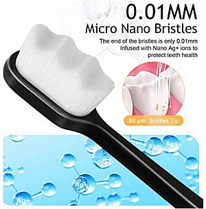 Sikat Gigi Nano Jepang Lembut Bulu Halus Extra Soft Tooth Brush Tech - A862