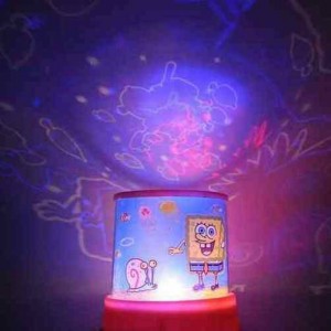 Lampu Tidur Spongebob Proyektor Putar Musik - 635
