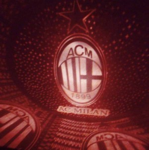 Lampu Tidur Proyektor Klub Bola Liga Italia Juventus AC Milan Inter Milan - 640