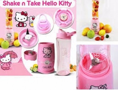 Shake N Take Hello Kitty 2 Gelas Juicer Blender Tabung - 899