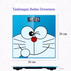 Timbangan Doraemon Timbangan Badan Digital Karakter 26 cm Motif Murah - 935