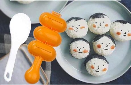 Rice Ball Shaker Cetakan Nasi Bento Rice Mold Onigiri Centong Nasi Mini Jepang Korea - 552