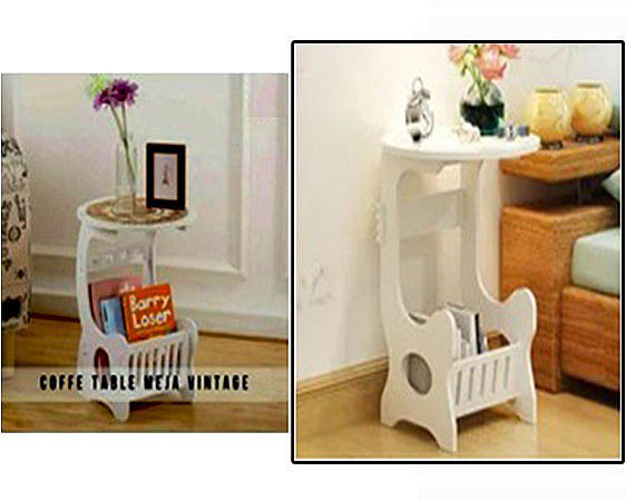 Coffee Table Vintage Meja Kopi Bulat Minimalis Rak Serbaguna Tempat Majalah Sudut Ngopi Tea Table Coffee Table Vintage Meja Kopi Bulat Minimalis Rak Serbaguna Tempat Majalah Sudut Ngopi Tea Table