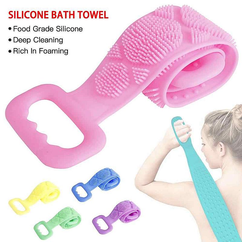Silicone Brushes Bath Towel Rub Brush Sikat Punggung Mandi Pembersih Silikon – A468 Silicone Brushes Bath Towel Rub Brush Sikat Punggung Mandi Pembersih Silikon – A468