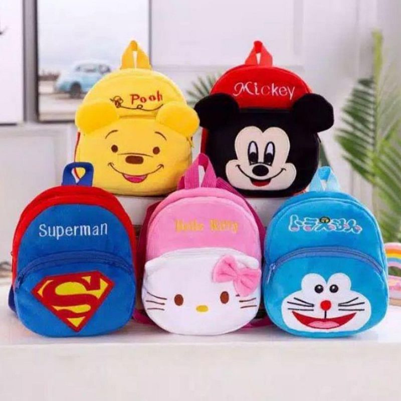Tas Sekolah Anak 3D Karakter Kartun Lucu Tas Ransel Motif Balita TK Hello Kitty Doraemon – A498 Tas Sekolah Anak 3D Karakter Kartun Lucu Tas Ransel Motif Balita TK Hello Kitty Doraemon – A498