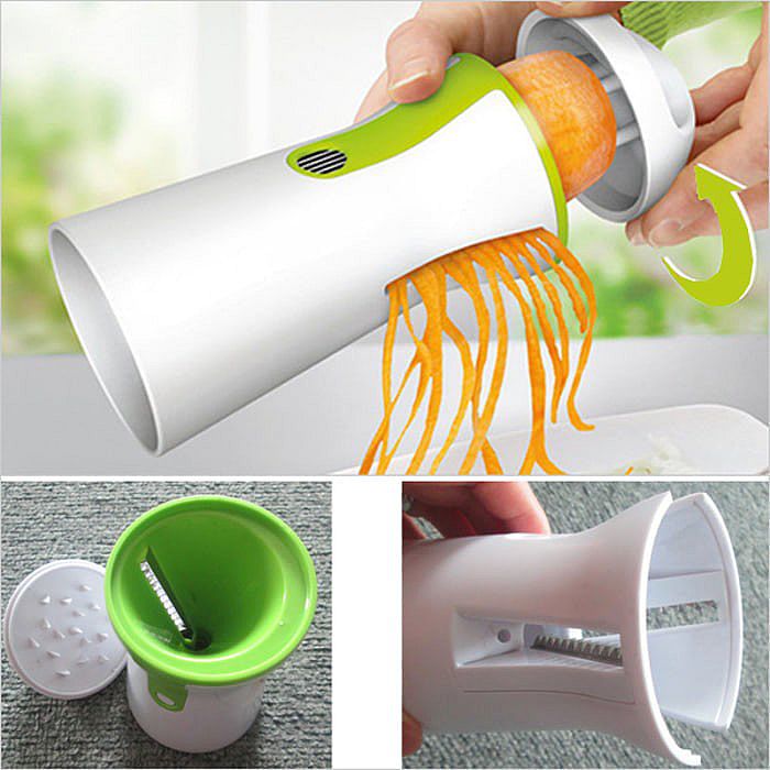 Spiral Cutter Alat Potong Sayur Wortel Timun Vegetable Twister Slicer – A615 Spiral Cutter Alat Potong Sayur Wortel Timun Vegetable Twister Slicer – A615
