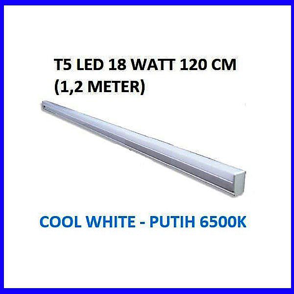 Lampu TL Neon LED 18 watt T5 Lampu Neon Putih 18 W 120 cm Tube Warna – A689