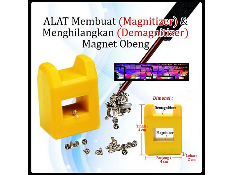 Pembuat dan Penghilang Daya Magnet Magnetizer Demagnetizer Obeng Tools – A825 Pembuat dan Penghilang Daya Magnet Magnetizer Demagnetizer Obeng Tools – A825