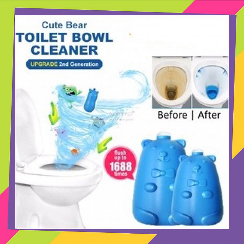 Pembersih Toilet Kloset Otomotis Kebersihan Anti Bakteri Motif Beruang – A831 