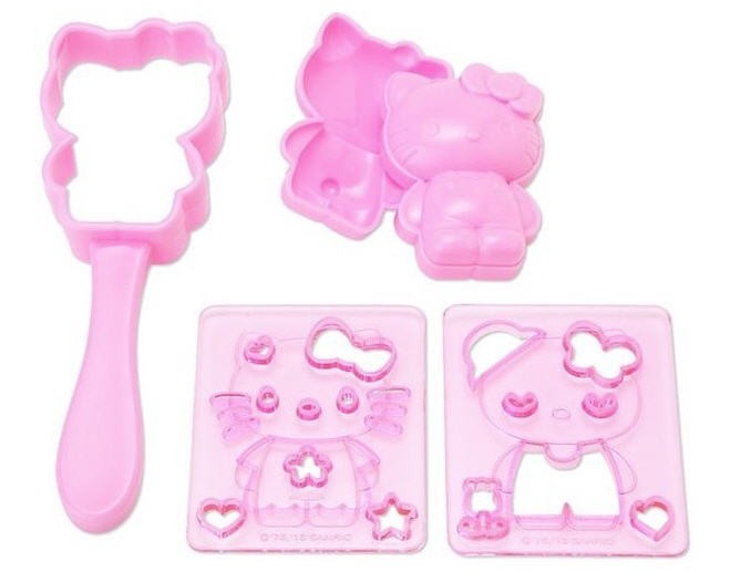 Hello Kitty Rice Mold 1 Set Original Sanrio - 536 Hello Kitty Rice Mold 1 Set Original Sanrio - 536