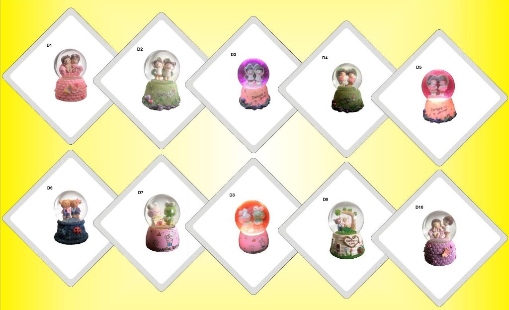 Water Ball Lampu Couple Kristal Bulat Romantis - 502 Water Ball Lampu Couple Kristal Bulat Romantis - 502