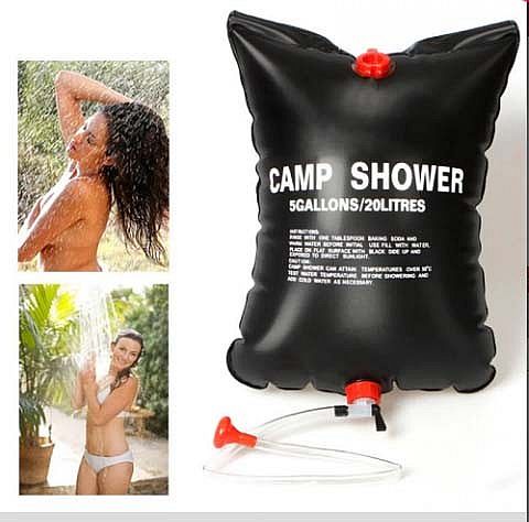 Camp Shower Bag 20 Liter Tas Air Mandi Galon Shower Darurat Camping Outdoor Unik – 539