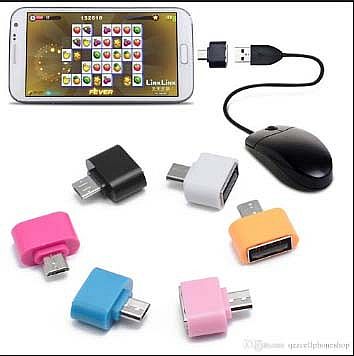 OTG Mini Micro USB Adapter Handphone Hp Smartphone On The Go Adaptor – 517