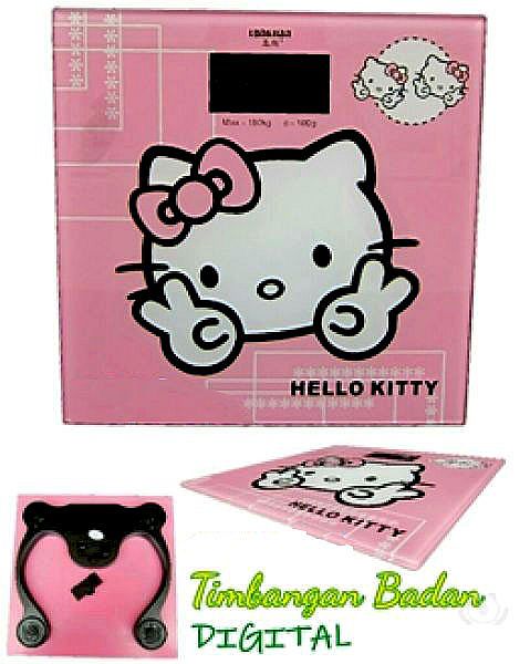 Timbangan Hello Kitty Berat Badan Murah Kotak Timbangan Digital HK Max 180 Kg - 803 Timbangan Hello Kitty Berat Badan Murah Kotak Timbangan Digital HK Max 180 Kg - 803
