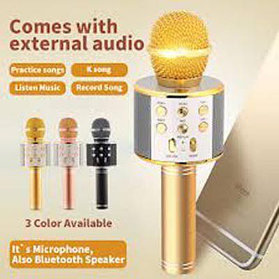 Mic WS858 Karaoke Mic Bluetooth Wireless Speaker Headset Mp3 Smule Wster Microphone – A213 Mic WS858 Karaoke Mic Bluetooth Wireless Speaker Headset Mp3 Smule Wster Microphone – A213