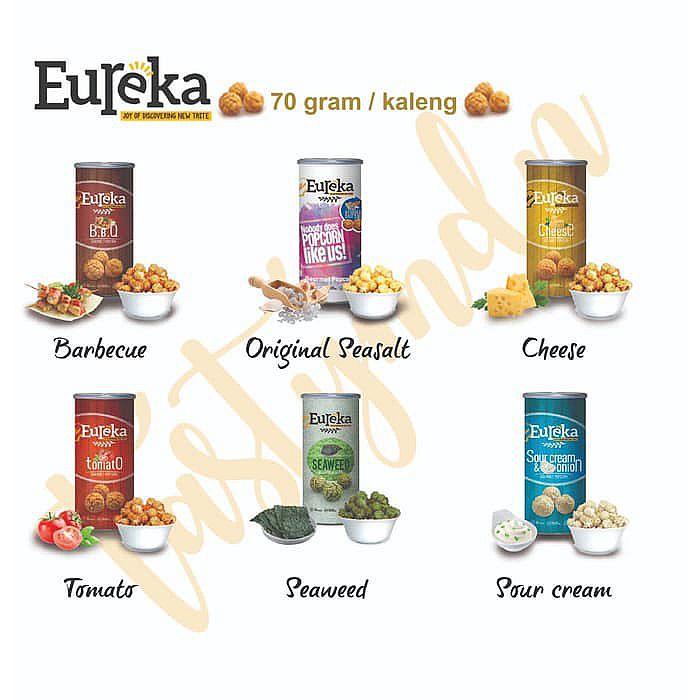 EUREKA Popcorn 70 gr Pack Kaleng Besar Impor Malaysia Snack Khas Pop Corn – A231 EUREKA Popcorn 70 gr Pack Kaleng Besar Impor Malaysia Snack Khas Pop Corn – A231