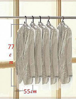 Plastik Transparan Pelindung Baju Bening Anti Air Kresek Pelapis Pakaian Laundry Tidak Basah – A464
