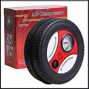 Pompa Ban Model Roda Air Pump Air Compressor Portable Colokan Motor – A302