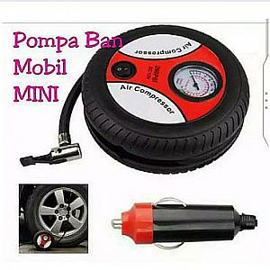 Pompa Ban Model Roda Air Pump Air Compressor Portable Colokan Motor – A302
