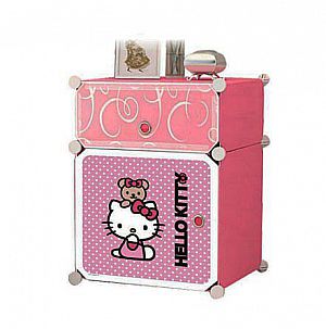Nakas Hello Kitty Nakas Kartun Hello Kitty Rak Laci Portable Multifungsi &ndash; A438