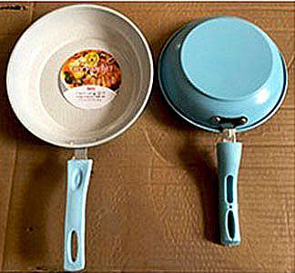 Frying Pan 1 Set isi 2 pcs Teflon Masak Wajan Goreng Polos Fry Pan Set Warna – A440