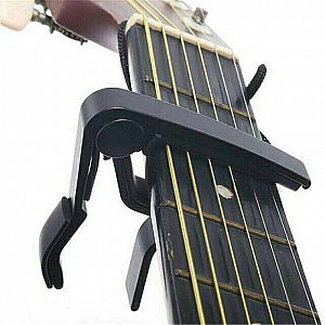 Guitar Capo Kapo Gitar Bass Akustik Elektrik Ukulele Alumunium Alloy Merah – A441
