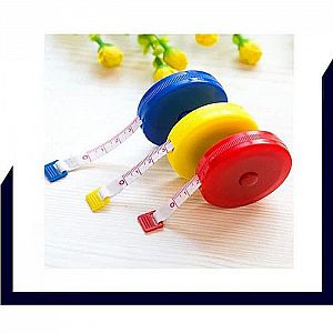 Meteran Gulungan 150 cm Meteran Mini Tali Alat Ukur Penjahit Elastis – A449