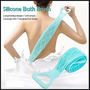 Silicone Brushes Bath Towel Rub Brush Sikat Punggung Mandi Pembersih Silikon – A468