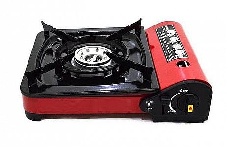 Kompor Portable 2 in 1 Koper Tanpa Gas Rebus Kompor Travel Dim Sum Shabu Sup Sop &ndash; A470