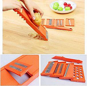 Alat Potong Parutan Multifungsi 8 in 1 Serut Parut Sayur Keju Vegetable Multi Slicer - 404