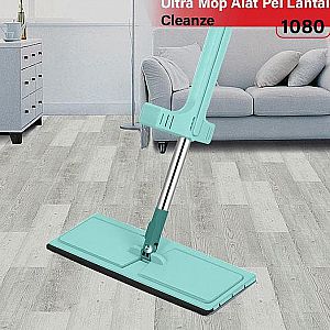 Alat Pel Tarik Lantai Ultra Mop Cleanze Pembersih Ubin Kain Fleksibel Serbaguna &ndash; A491