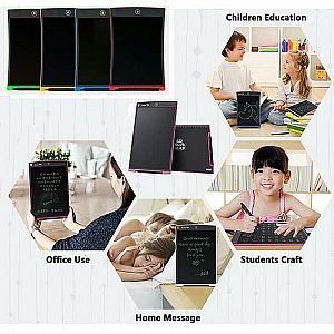 LCD Writing Tablet 8,5 inch LCD Write Papan Tulis Lukis Main Edukatif Anak Balita &ndash; A260&nbsp;