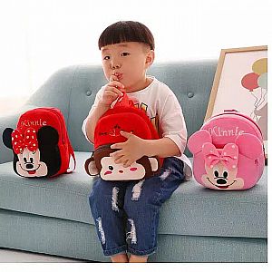 Tas Sekolah Anak 3D Karakter Kartun Lucu Tas Ransel Motif Balita TK Hello Kitty Doraemon – A498