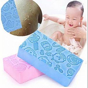 Spons Mandi Bayi Spon Pengangkat Perontok Daki Gosok Baby Bath Sponge – A506