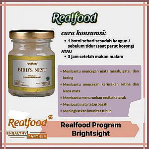 Realfood Bright Sight Sarang Walet ORI (SATUAN) Kesehatan Mata Ekstrak Vitamin A – A594