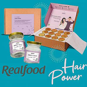 Realfood Hair Power Sarang Walet ORI (Satuan) Nutrisi Rambut BPOM ISO Halal – A595