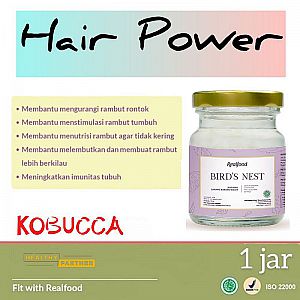 Realfood Hair Power Sarang Walet ORI (Satuan) Nutrisi Rambut BPOM ISO Halal – A595