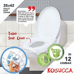 Alas Duduk Toilet Seat Cover Travel Perlengkapan Buang Air Kamar Mandi Disposable Toilet Cover - 491