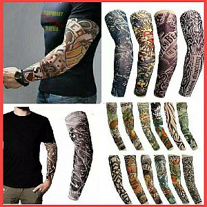 Manset Tatto Pelindung Lengan Motif Tato Art Palsu Seni Motif Karakter – A620