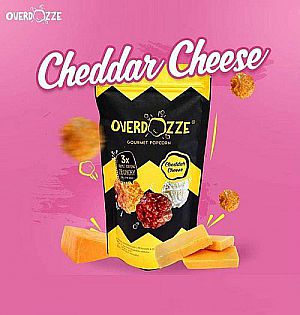 Popcorn OVERDOZZE Cheddar Cheese Pop Corn Ori Made in Indonesia Camilan &ndash; OZC3