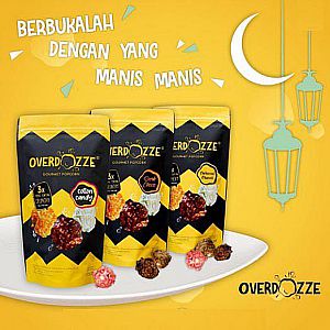 OVERDOZZE GOURMET POPCORN rasa Spicy Cheddar Pop Corn Camilan Khas Original – OZC4