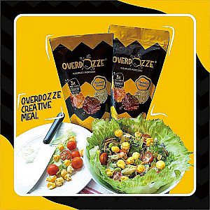 OVERDOZZE GOURMET POPCORN rasa Spicy Cheddar Pop Corn Camilan Khas Original – OZC4