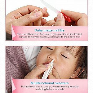 Gunting Kuku Bayi Set 4 Karakter Motif Manicure Pedicure Baby Kikir 4 in 1 – A640