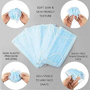 Masker Debu Masker Mulut 3 lapis Harga per Box Masker Surgical Bedah isi 50 pcs – A457