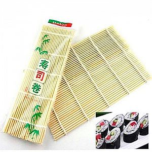 Tikar Bambu Alas Gulung Penggulung Sushi Roller Mat Roll Cetak Bamboo – A01