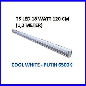 Lampu TL Neon LED 18 watt T5 Lampu Neon Putih 18 W 120 cm Tube Warna – A689
