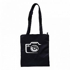 Tas Kamera Tote Bag Kamera Hitam Shoulder Bag Fashion Bag Resleting – TB08