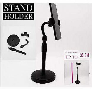 Mic Stand Holder Standing Tripod Mobile Phone Hp Microphone Meja Korea – A545