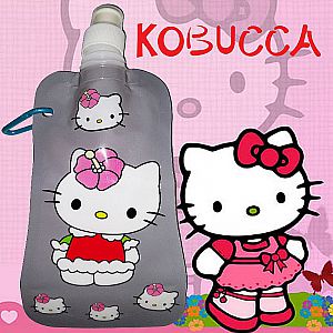 Vapur Botol Minum Lipat Karakter Animal | Foldable Water Bottle - 113